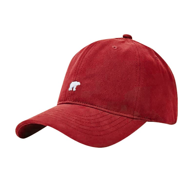CMFY Cotton, Polyester Baseball Caps Red