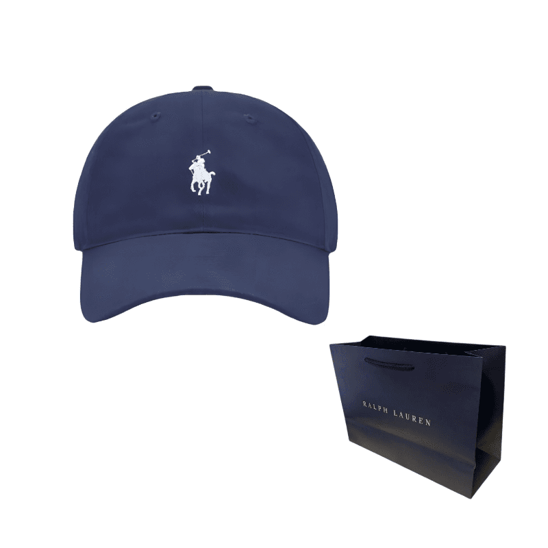 Polo Ralph Lauren Cotton Baseball Caps Navy Blue