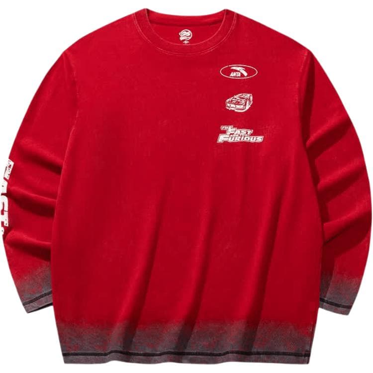 ANTA Life Collection TShirts Blazing Red Crew Neck Moderate Straight Fit