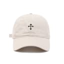 Beige with White Stitching
