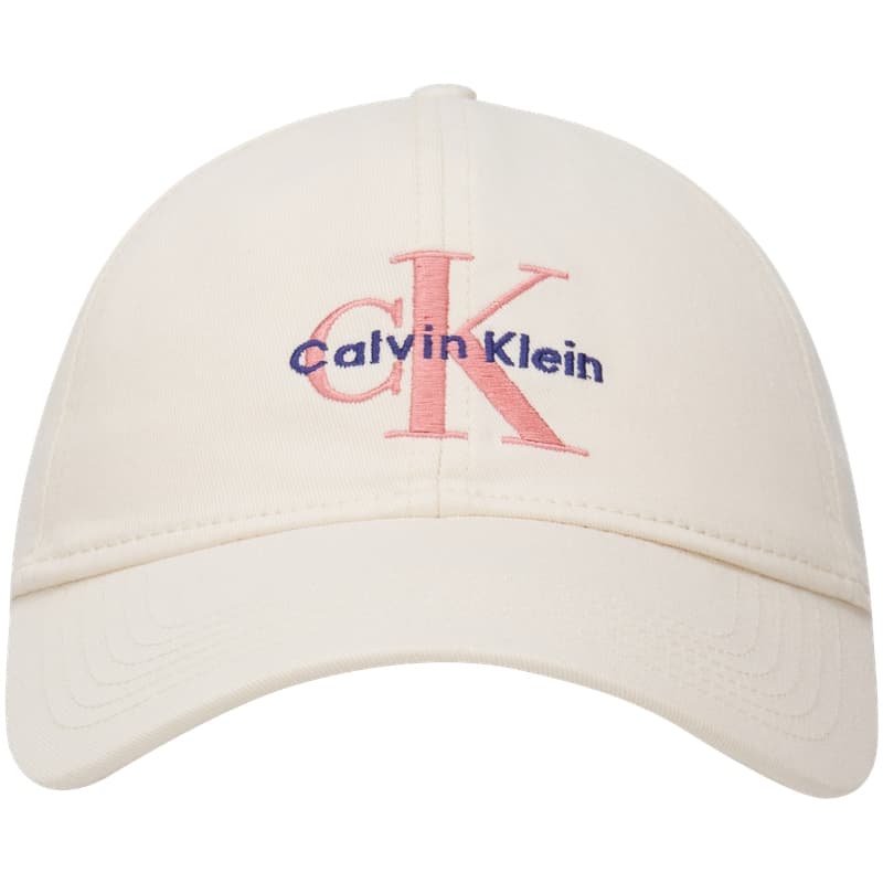 CALVIN KLEIN Baseball Caps Ivory