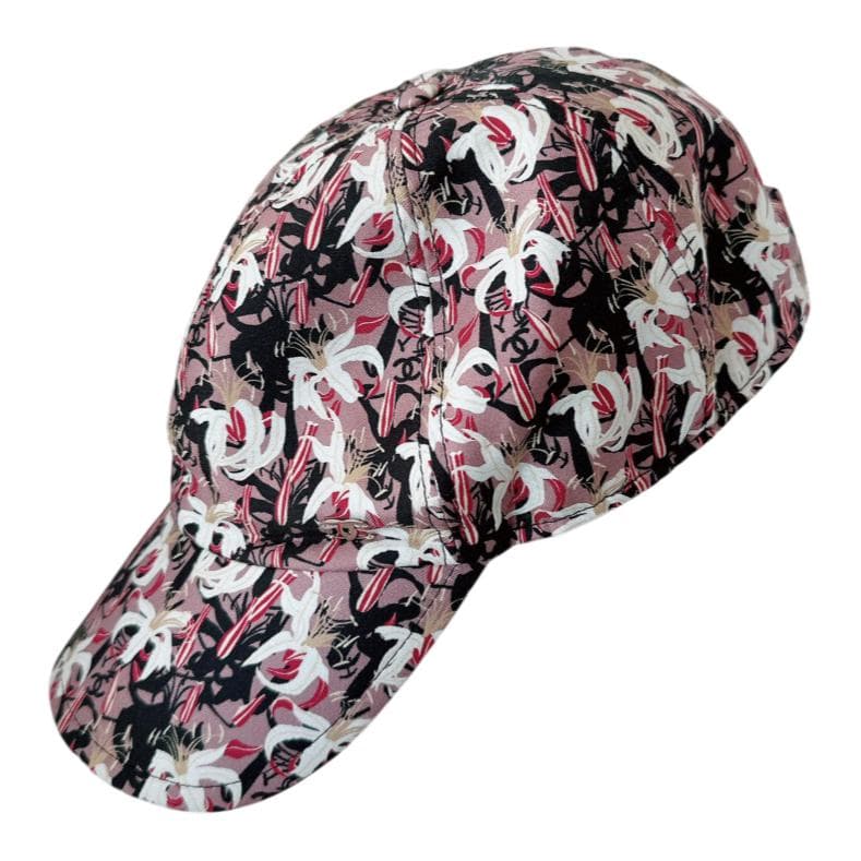 CHANEL Mulberry Silk Baseball Caps Pink Pink