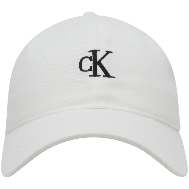 CALVIN KLEIN Cotton Baseball Caps YAFMoon White