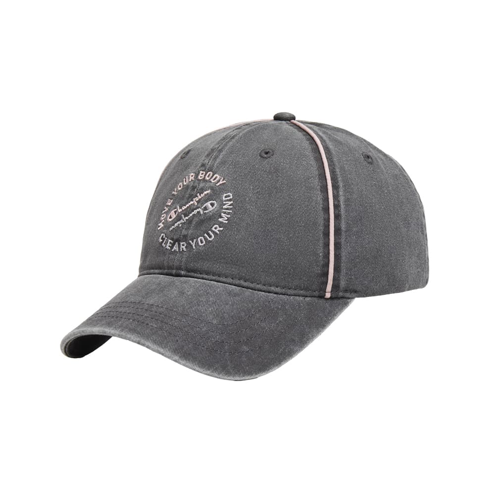 Champion Cotton Baseball Caps Smoke Gray