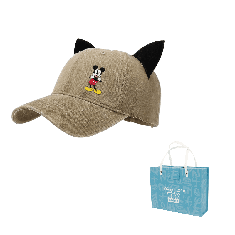 Disney Cotton Baseball Caps Khaki