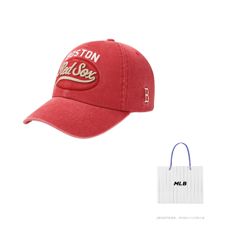 MLB 100% Cotton, Polyester Baseball Caps Red