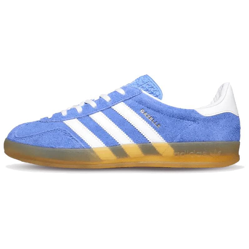 Adidas Originals Gazelle Indoor Suede Trendy LowTop Skate Blue White Brown