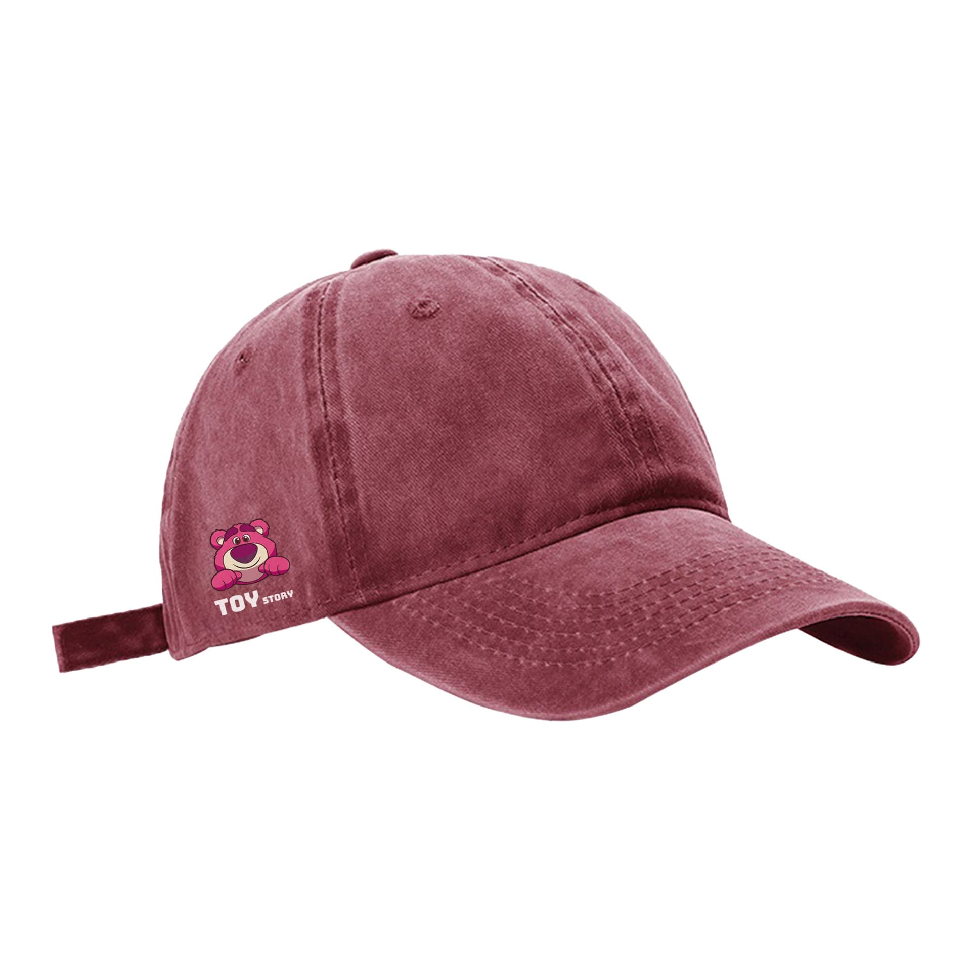 Disney Cotton Baseball Caps Burgundy