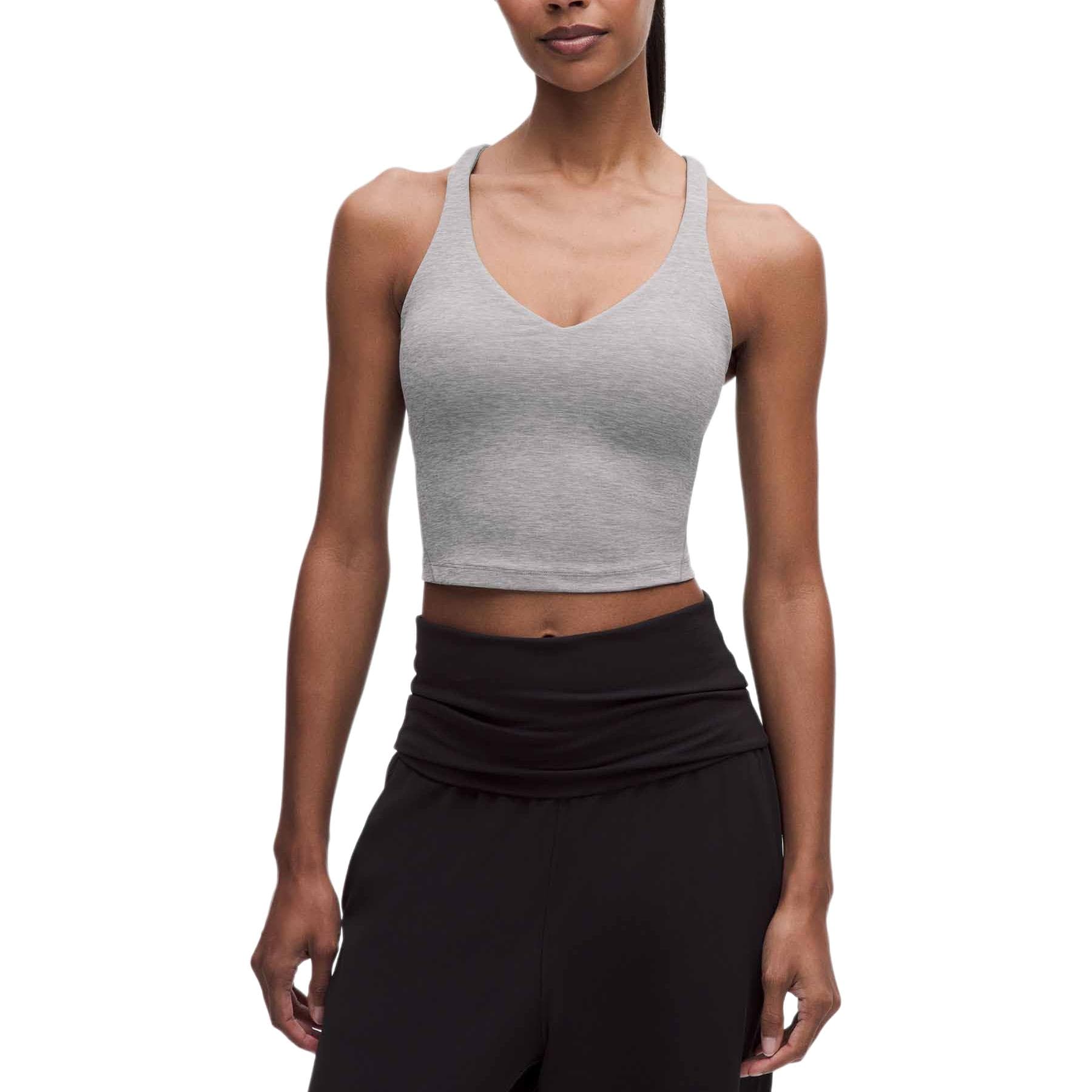 Lululemon Align Yoga Tank Tops Mixed Color Medium Gray/HCMG Vneck Other
