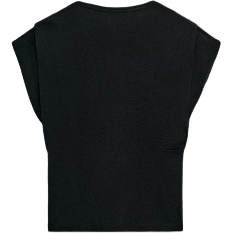 ZARA TShirts Black Vneck