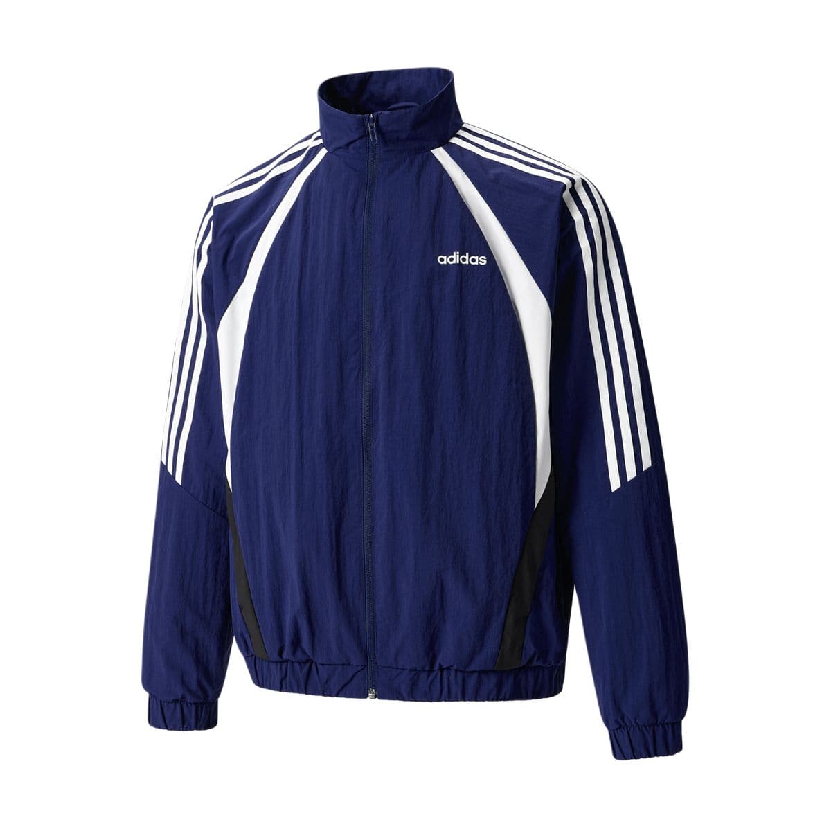 Adidas Jackets Blue Stand Collar Moderate