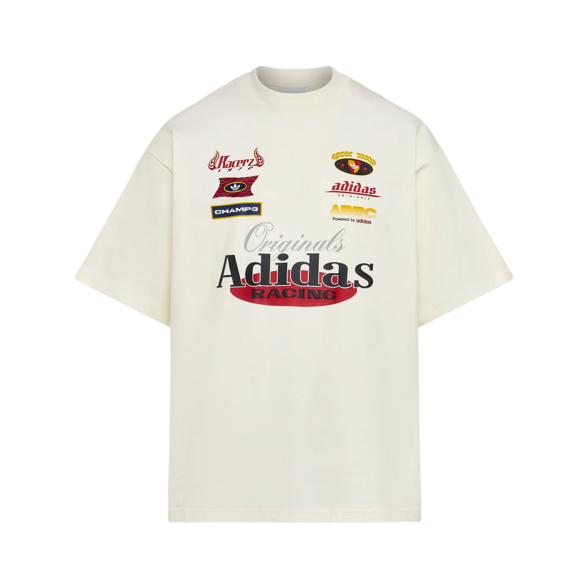 Adidas Originals TShirts Jade White Crew Neck Moderate