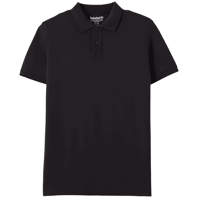 Timberland Polo Shirts Black/001 Polo Collar Moderate Straight Fit