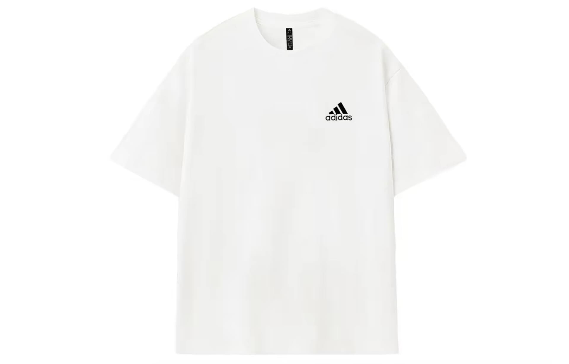 Adidas MUST HAVES TShirts Ecru Crew Neck Moderate