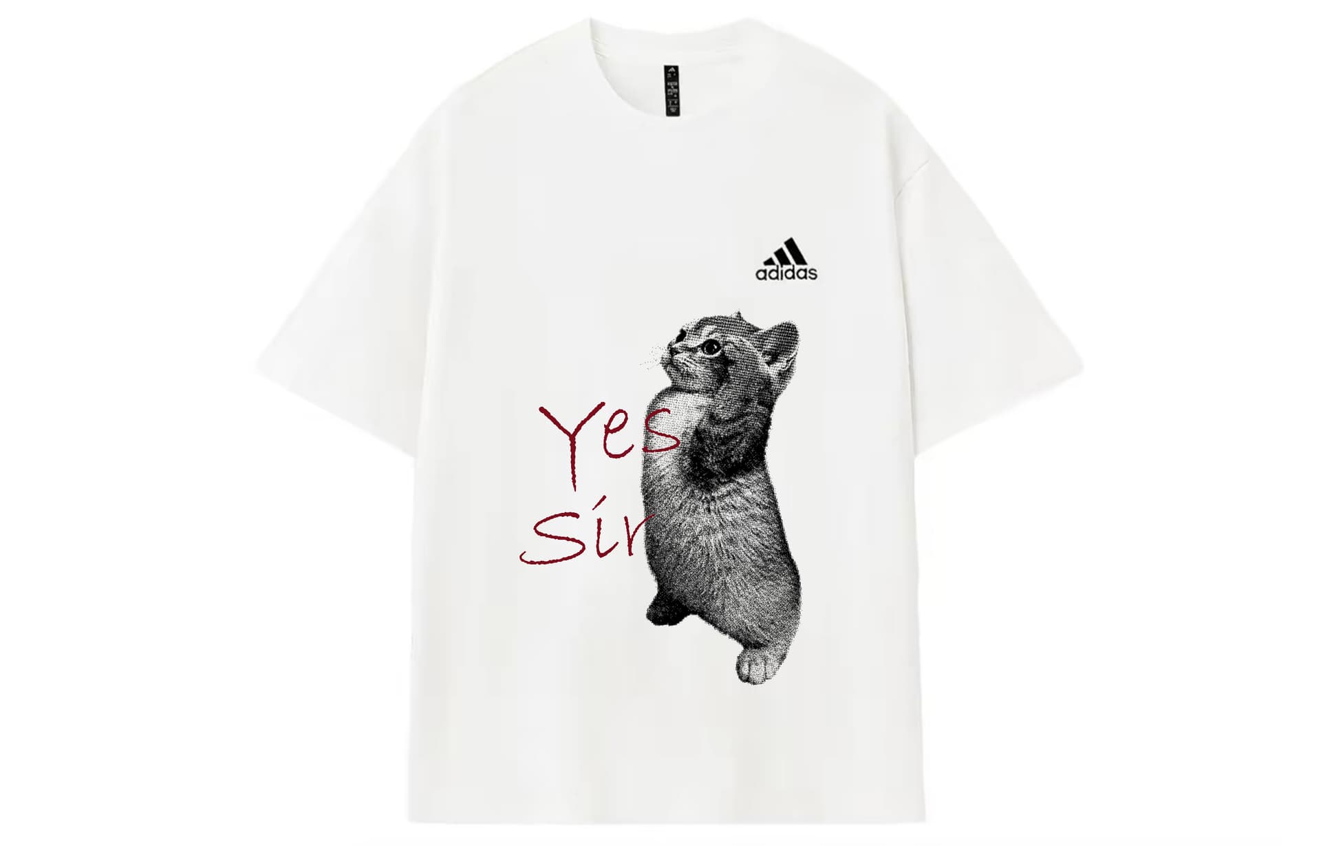 Adidas MUST HAVES TShirts Ecru Crew Neck Moderate