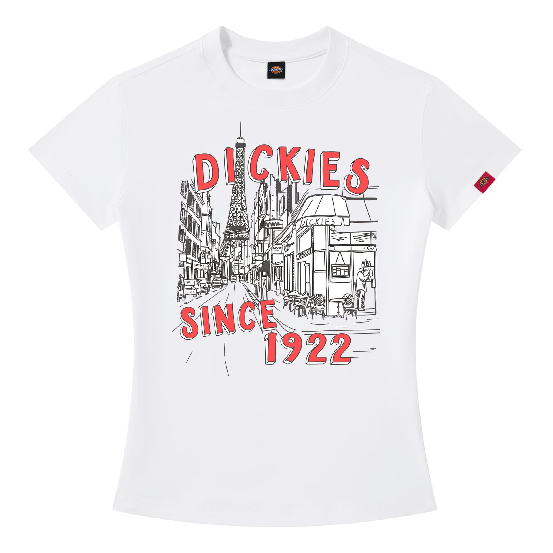 Dickies TShirts Crew Neck Moderate Nippedin Waist