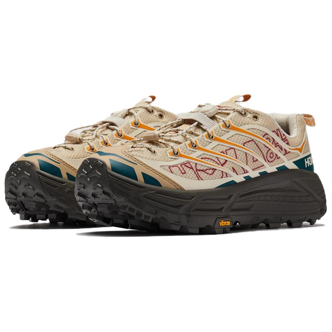 HOKA ONE ONE Mafate Three 2 Trail Beige Orange