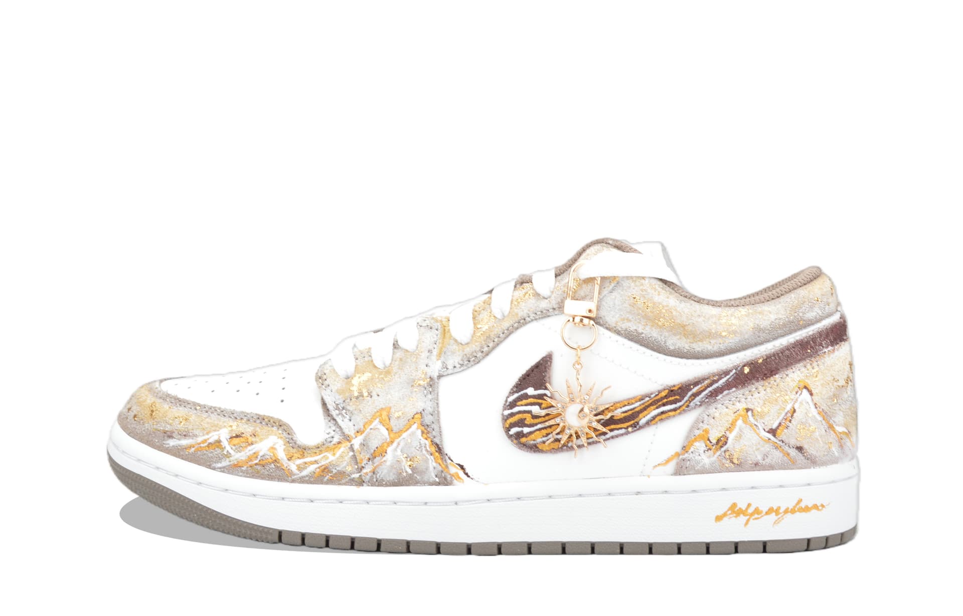 Jordan Air Jordan 1 Vintage Lowtop Gold/White/Brown