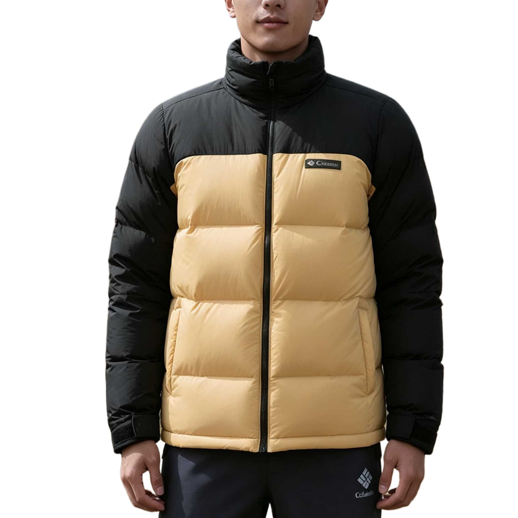 Columbia Down Jackets Stand Collar Moderate Straight Fit