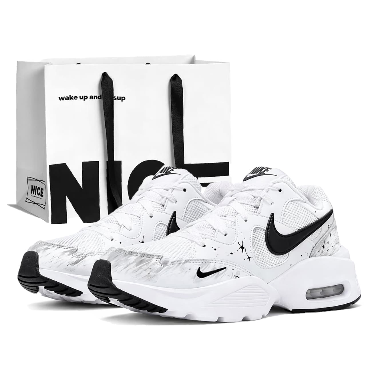 Nike Air Max Fusion Synthetic SlipResistant AbrasionResistant Lowtop Air Cushion City Commuting