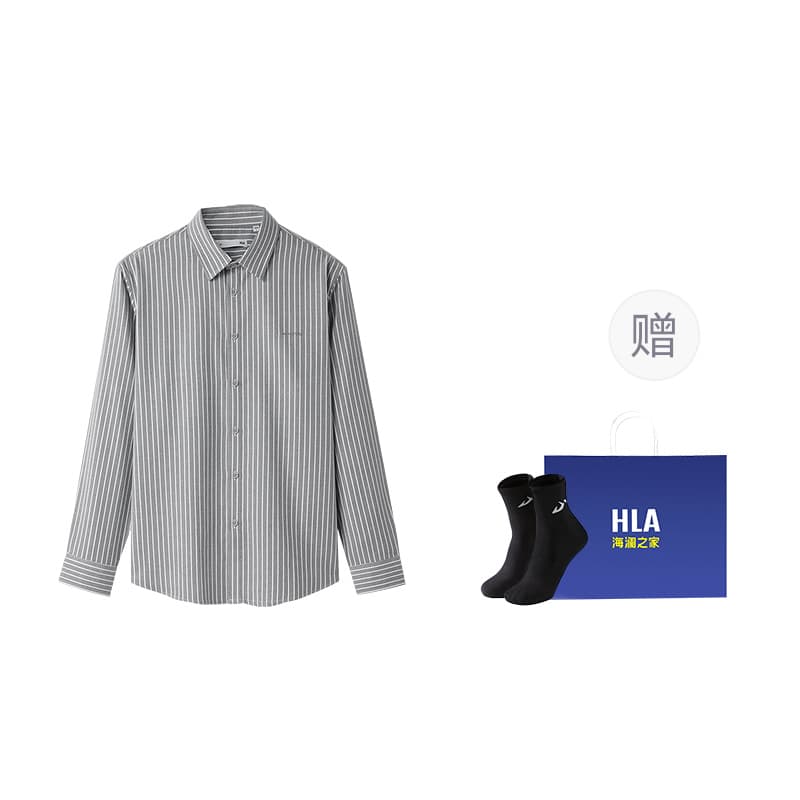 HLA Shirts Lapel Moderate Other