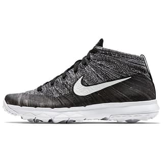 Nike Flyknit Chukka Golf Black White Gray