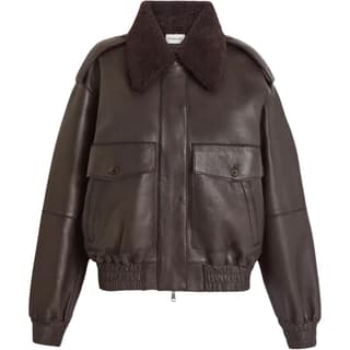 PAROSH Jackets Brown Lapel Moderate