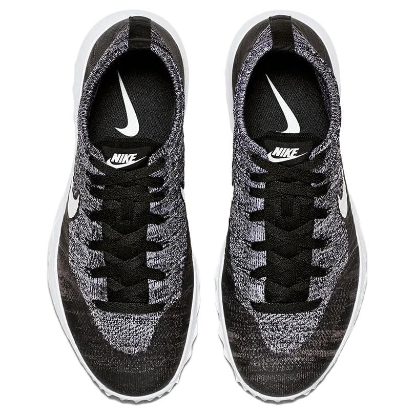 Nike Flyknit Chukka Golf Black White Gray