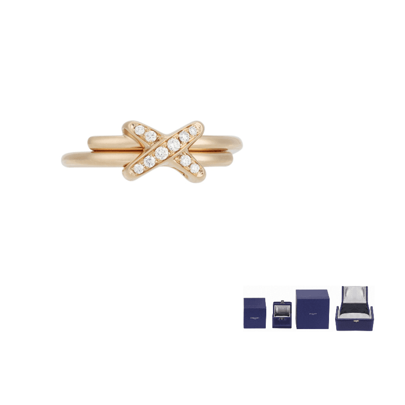 Chaumet Diamond Rings Rose Gold