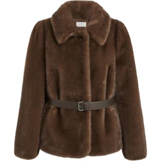 PAROSH Furs Brown Lapel Moderate