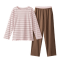 [Women's]Pink with Brown Stripes