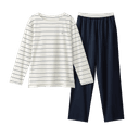 [Women's]Dark Blue Stripes Pattern
