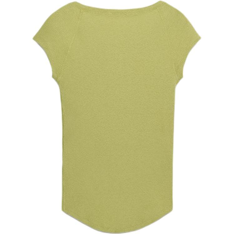 ZARA TShirts Grass Green Crew Neck