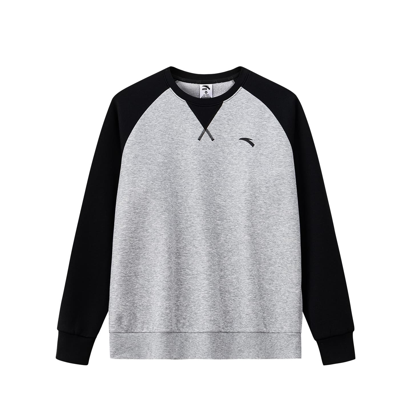 ANTA Sweatshirts CD28 Ash1 Crew Neck Thickened