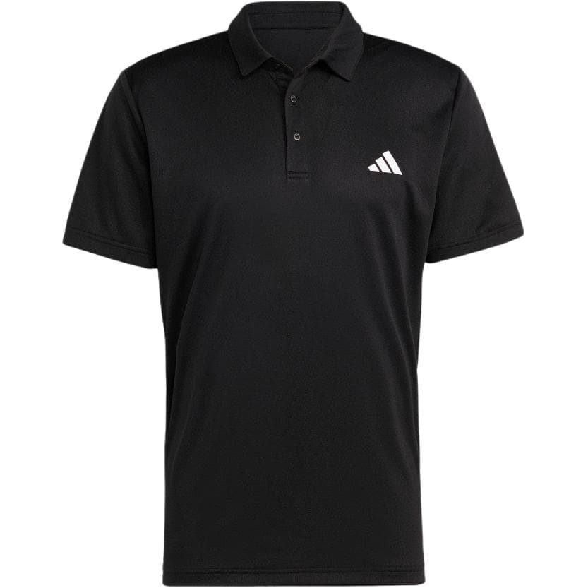 Adidas Tennis Polo Shirts Black Polo Collar Moderate