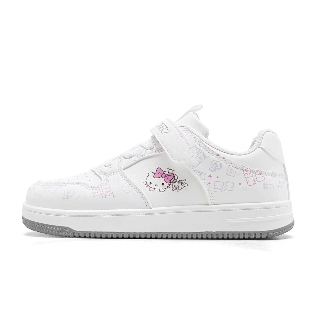 Sanrio Hello Kitty SlipResistant, AbrasionResistant, Breathable, Lightweight, Cushioning, HeightIncreasing Lowtop