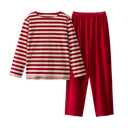 [Women's]Good Luck Red Gold Stripes
