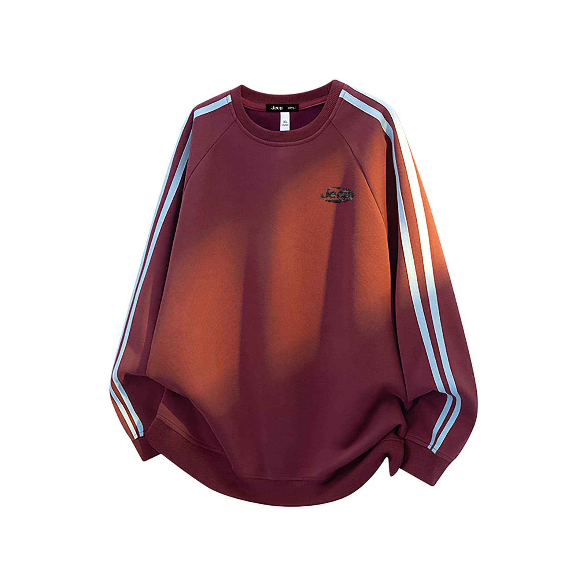 Jeep Sweatshirts Crew Neck Moderate Straight Fit