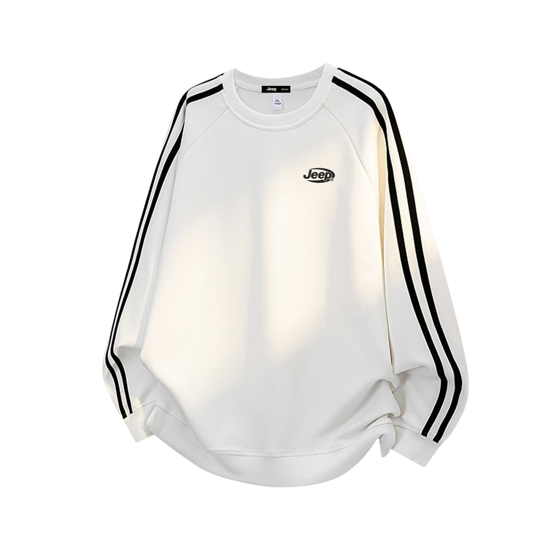 Jeep Sweatshirts Crew Neck Moderate Straight Fit