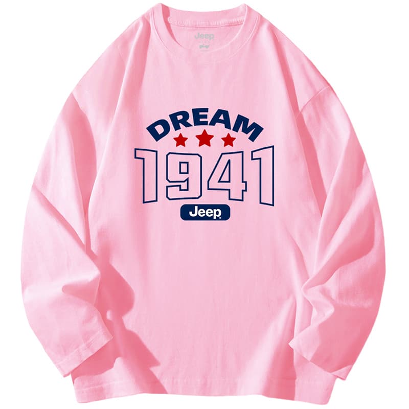 Jeep Grade School TShirts Crew Neck Moderate Stretch