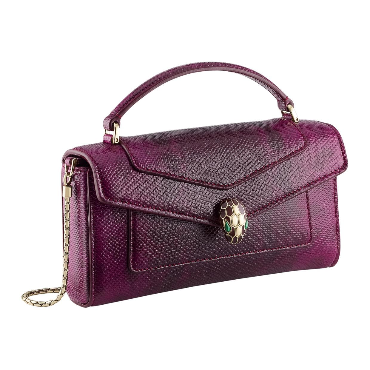 BVLGARI Serpenti Forever Series Cell Phone Pouches Basic Set (Bag+Dust Bag)
