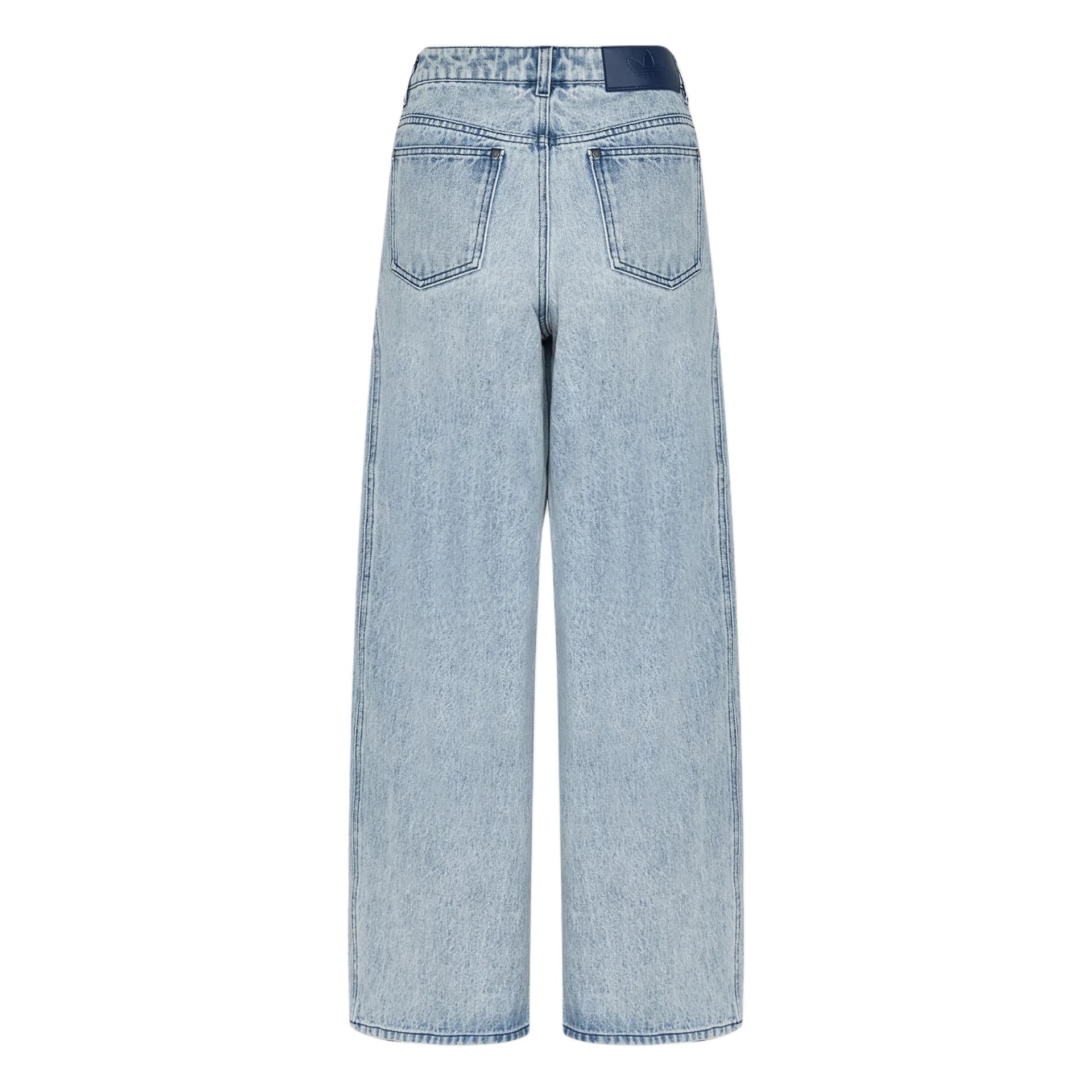 Adidas Originals Jeans Light Denim Blue Moderate Straight Fit
