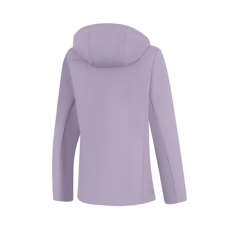 LiNing Trench Light Dark Purple Hooded (Nondetachable) Moderate Nippedin Waist