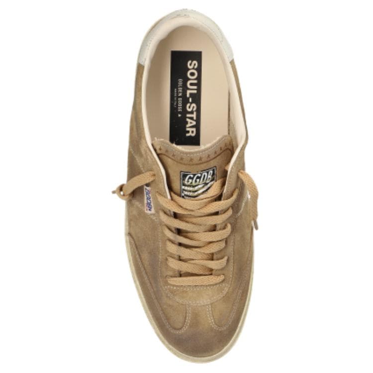 Golden Goose Soul Star Suede Tobacco White Milk