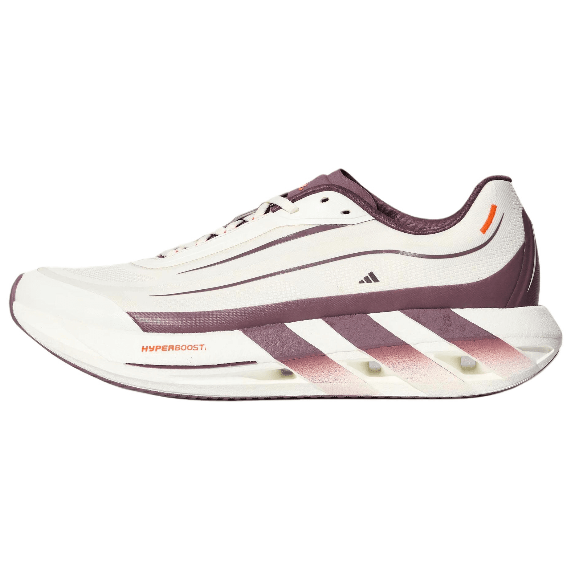 Adidas HYPERBOOST SlipResistant, AbrasionResistant, Rebound Lowtop White Dark Purple