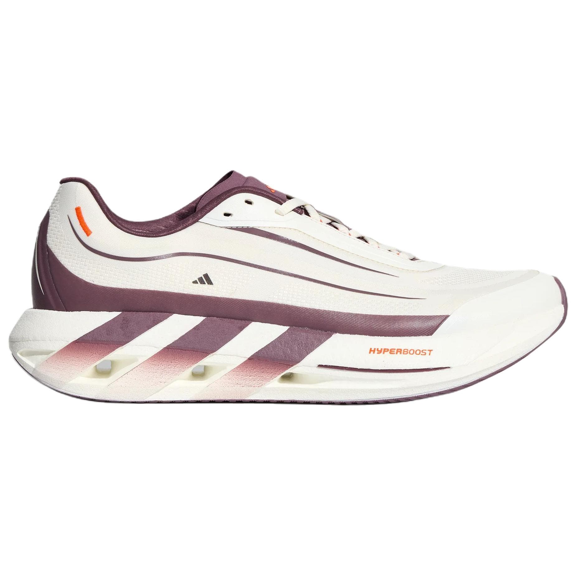 Adidas HYPERBOOST SlipResistant, AbrasionResistant, Rebound Lowtop White Dark Purple
