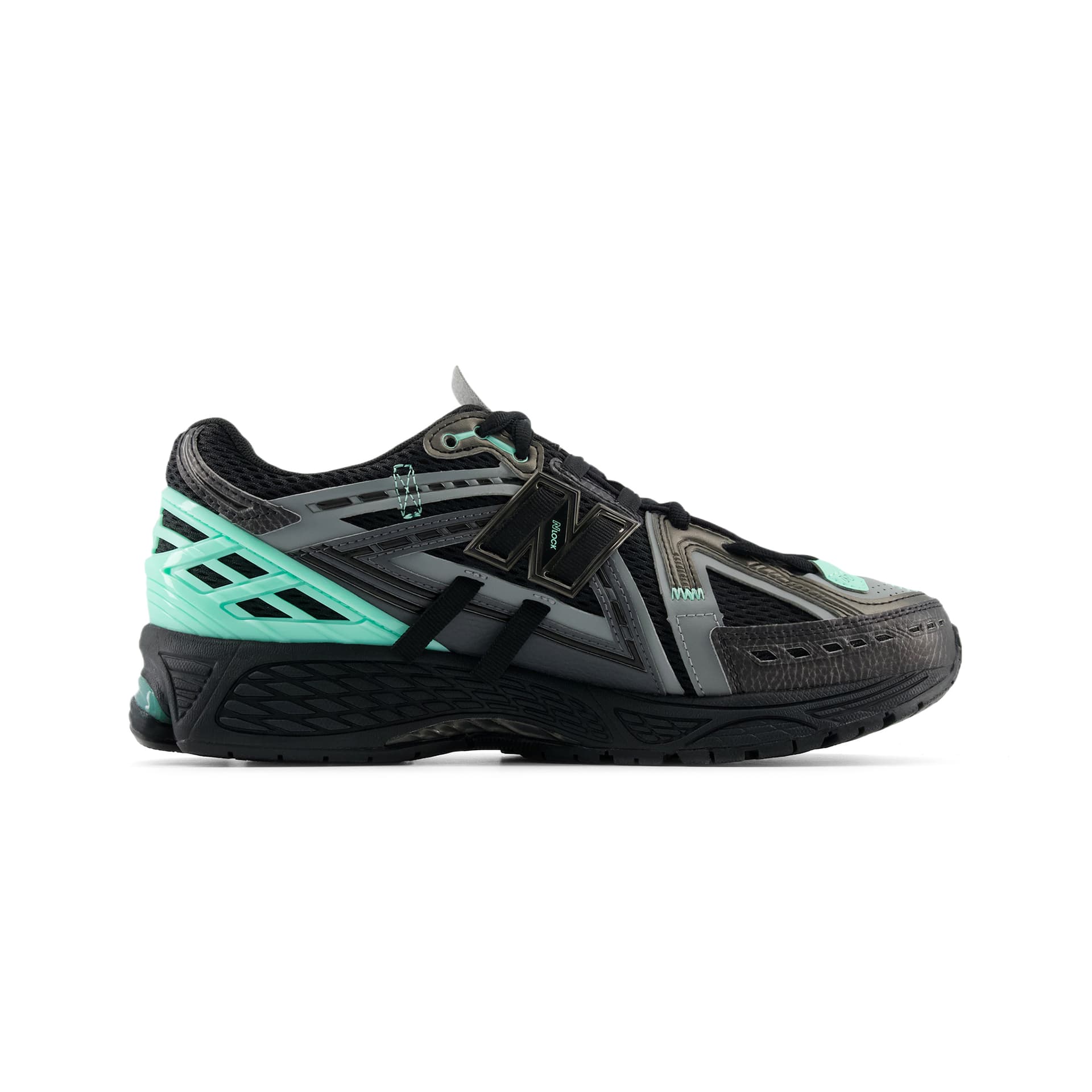 New Balance 1906A Chunky Lowtop Black/Gray/Light Green
