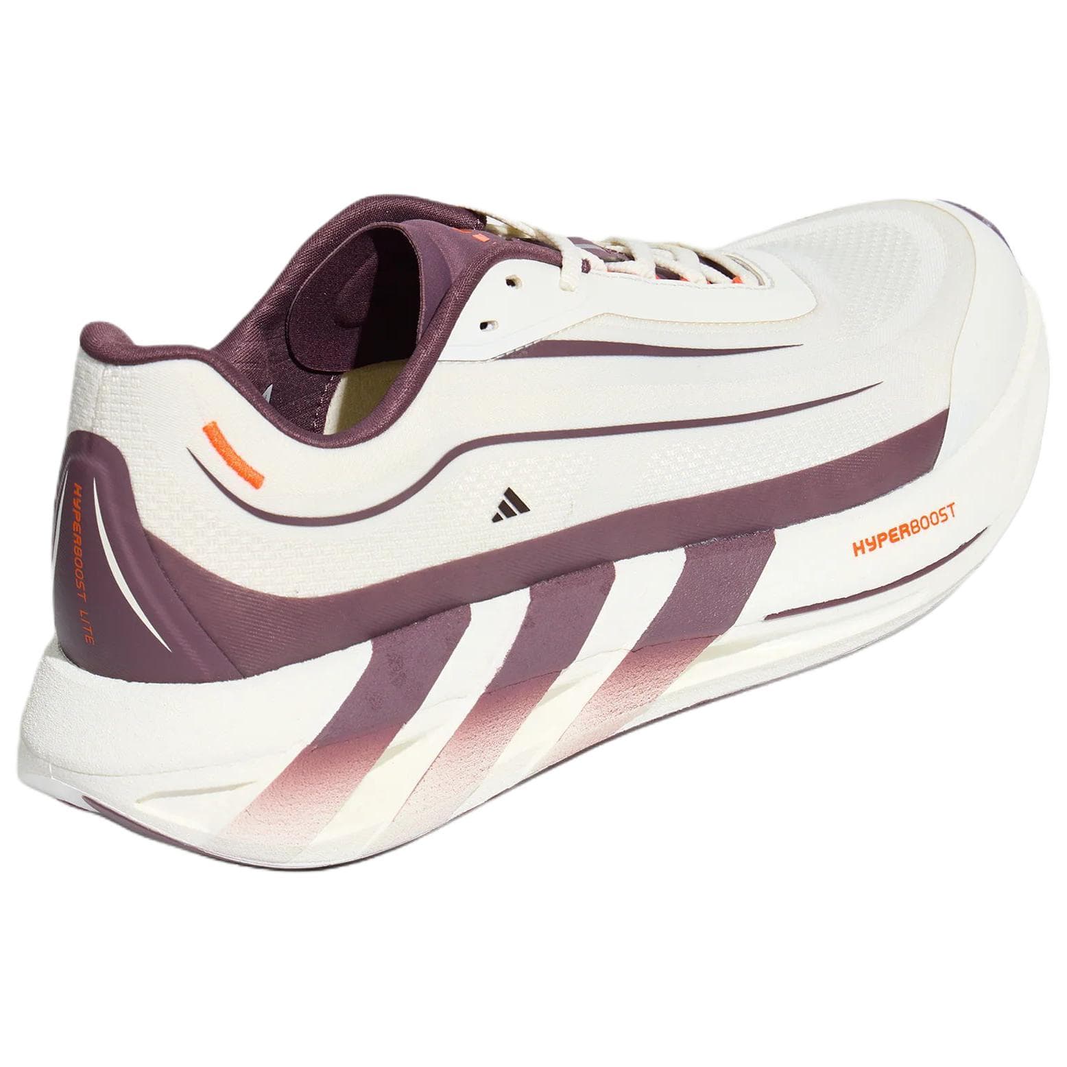 Adidas HYPERBOOST SlipResistant, AbrasionResistant, Rebound Lowtop White Dark Purple