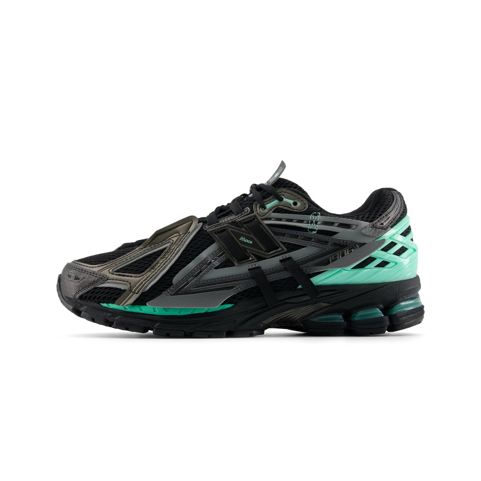 New Balance 1906A Chunky Lowtop Black/Gray/Light Green