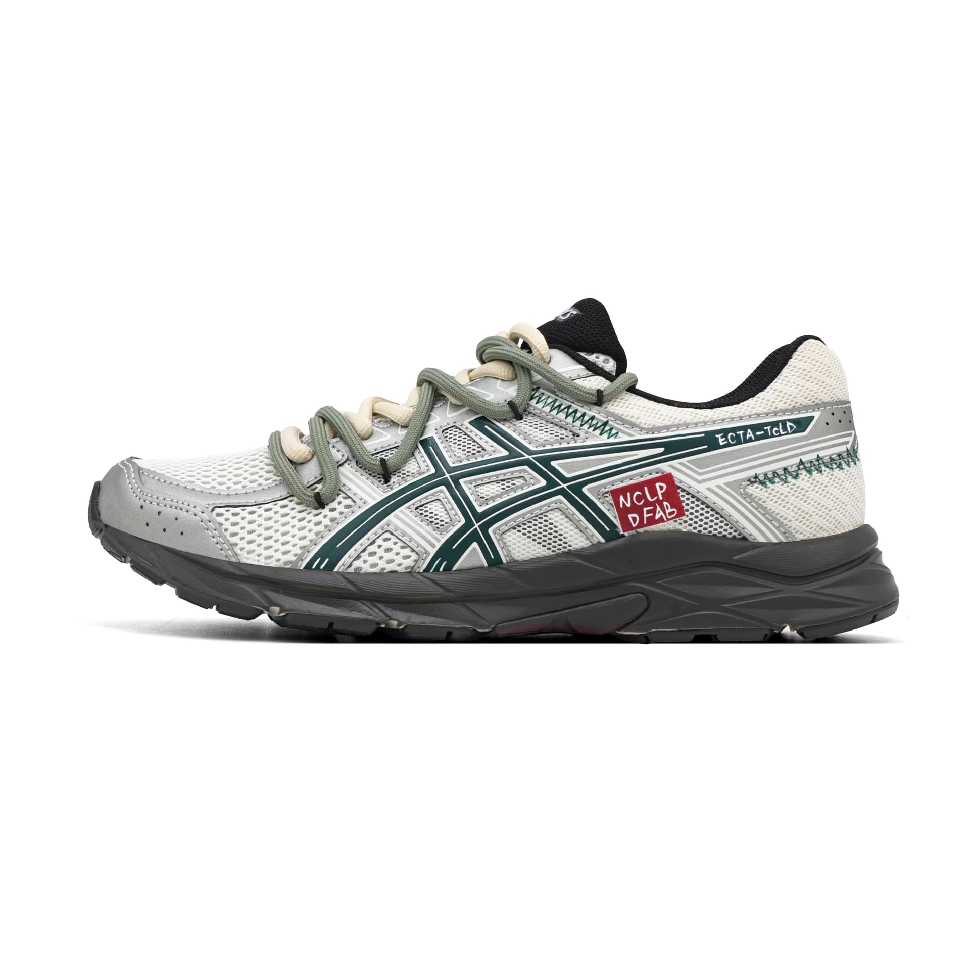 ASICS GelContend 4 Lowtop Green , Gunmetal Gray